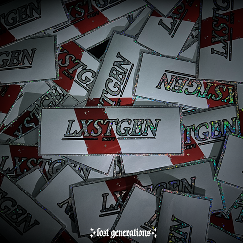 LXSTGEN Drift Holographic Slap Sticker