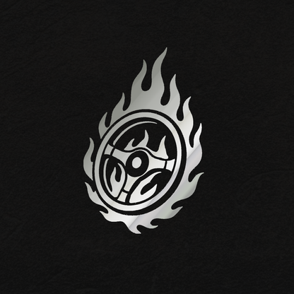 Burnin' Wheel Decal
