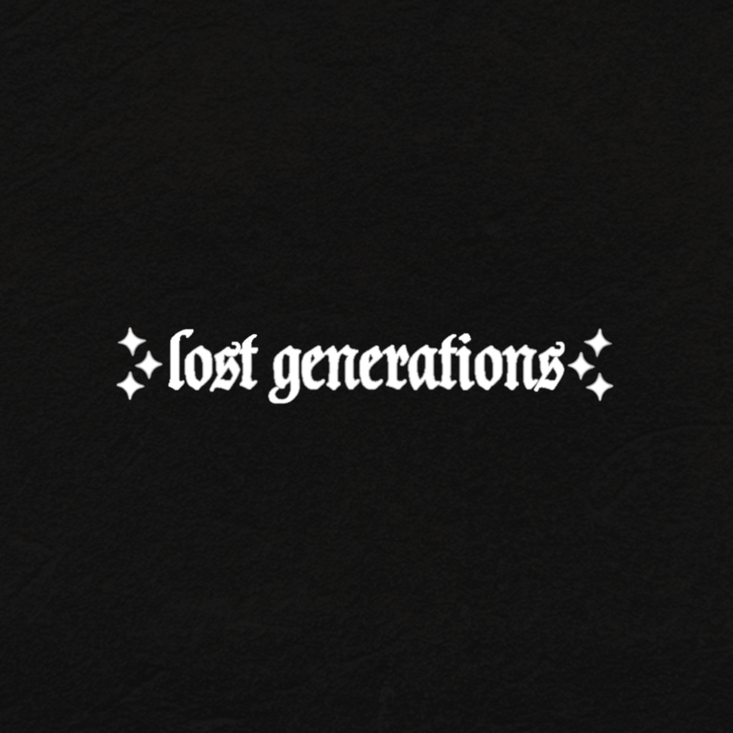 Lost Generations Logo Decal 28cm