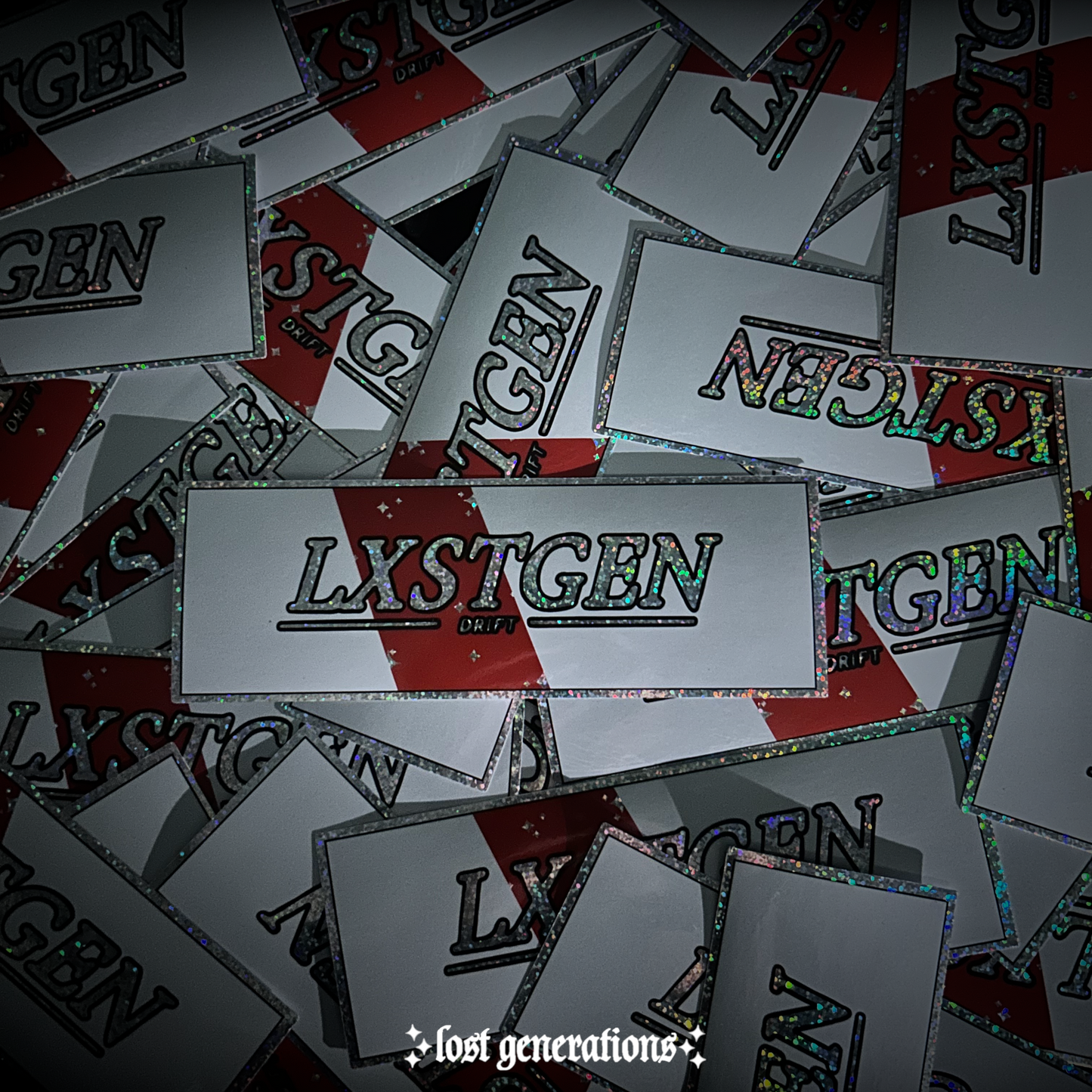 LXSTGEN Drift Holographic Slap Sticker
